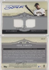 2011 Topps Marquee Acclaimed Impressions Dual /200 Jose Tabata #AID-47 Auto