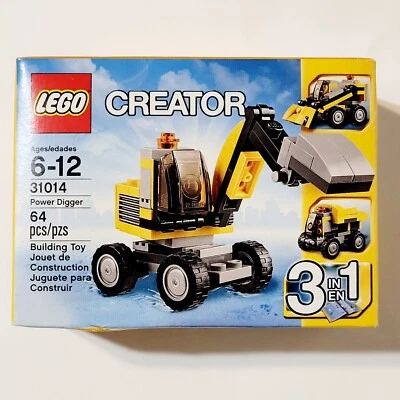 Lego Creator 31014 Power Digger 3 in 1 Dump Truck Front Loader SMALL SET Retired - Image 1 of 4