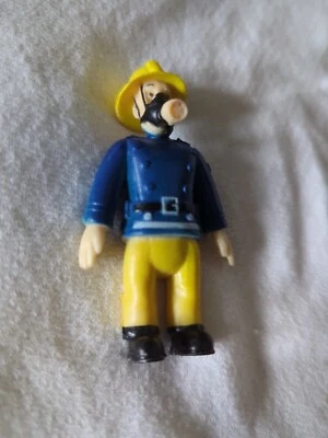 Vintage Sam The Fire Fighter Action Figure 2 3/4" Breathing Apparatus Fireman  - Image 1 of 4