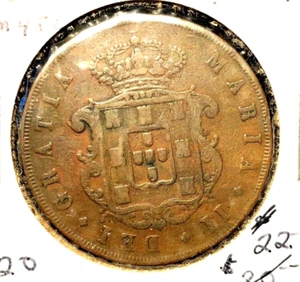 Portugal 1849 20 Reis KM 482 - Picture 1 of 2