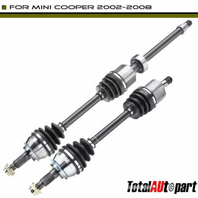 2x Conjunto de eje CV para Mini Cooper 2002-2008 L4 1,6 L manual delantero derecho y derecho Foto 1 de 4