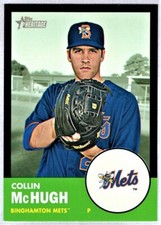 COLLIN MCHUGH - 2012 TOPPS HERITAGE MINORS BLACK BORDER RC /96