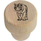 19mm 'Bengal Tiger' Wooden Bottle Stopper / Cork (BS00028178)
