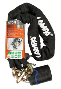 Kiton, maxi catena antifurto con lucchetto blindato 120 cm - Foto 1 di 1