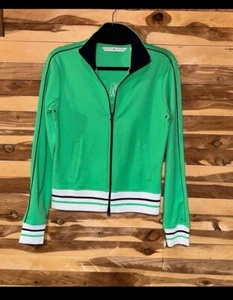 NUEVO CON ETIQUETAS Vintage 2000’s Tommy Hilfiger Ligero Cremallera Verde Chaqueta Mujer M Y2K - Imagen 1 de 7