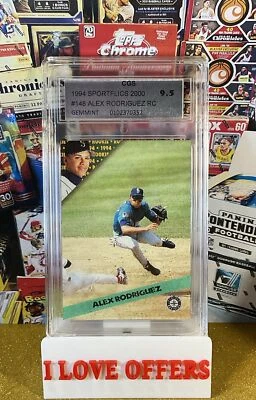 1994 SPORTFLICS 2000 ALEX RODRIGUEZ ROOKIE / TRADED CGS 9.5 GEM MINT STORE READ - Image 1 of 4