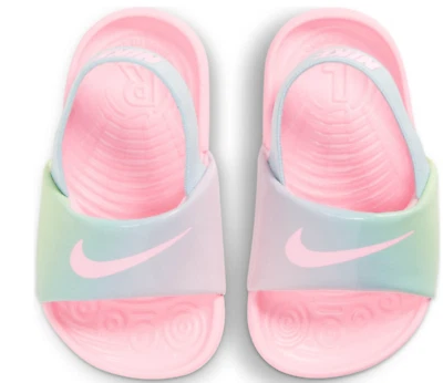 Nike Kawa SE Slides Toddler Sandals Baby Pink   OR MINT GREEN - Image 1 of 4