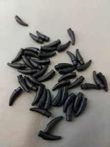 LEGO Small Horn W/ Shaft 'Tooth' Ø 3.2 -Black- 53451 (25 Count bag) New! - Picture 1 of 3