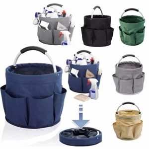 Multifunctional Cleaning Caddy with Handle Garden Tools Bag Cleaning Basket - Picture 1 of 14