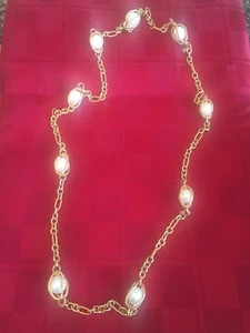 David Yurman 18K Baroque Pearls Cage Lantana Figaro Necklace 34 Inches 86 Grams - Picture 1 of 10