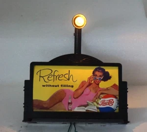 Vintage Metal Postwar Lionel BILLBOARD BLINKER O Scale Layout Accessory - 140 - Picture 1 of 12