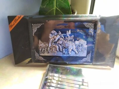 Set 6 persone Bacchette da tavola SIAMESI ROSE WOOD in legno di mogano e argento - Immagine 1 di 4