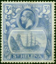 St Helena 1923 3D Hellblau SG101b' Weste Flagge ' Fein LMM (2)