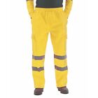 Flexible Men's Work Overalls featuring Reflective Strips and Elastic Waist