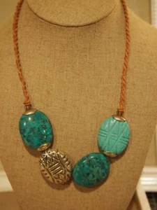 SILPADA N2859 Magnesite Stabilized Turquoise Turks Caicos Necklace - Picture 1 of 12