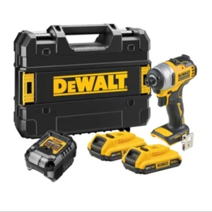 DEWALT DCF809D2T 18V XR Brushless Impact Driver X2 Batteries Case And Charger - Picture 1 of 5