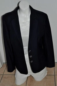 Simple jacket with pinstripes by Götz Modell in size 40 in Navy *** - Picture 1 of 9