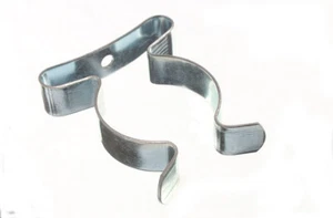 New 100 X Terry Clip Tool Spring Grip Holder BZP Weatherproof 30mm 1 1/4&Quot; - - Picture 1 of 1