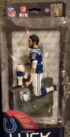Andrew Luck figure Indianapolis Colts (McFarlane toys) brand new in package!! Cover