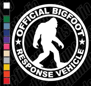 Official Bigfoot Sasquatch Response Vehicle decal vinyl sticker  - Picture 1 of 2