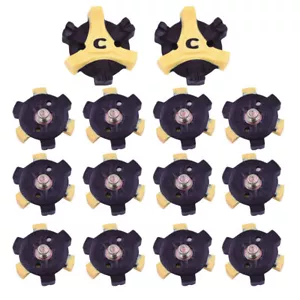 18Pcs GOLF SPIKES (SMALL METAL) Easy Replacement Cleats Anti-Skid Screw in 6mm - Picture 1 of 8