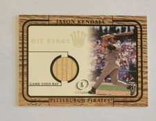 2001 Fleer Legacy Hit Kings Jason Kendall Pittsburgh Pirates - Bat