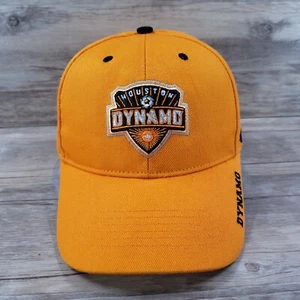 Houston Dynamo MLS Hat Cap Strap Back 47 Brand Orange Cotton Adjustable - Picture 1 of 8