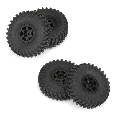NEW Pro-Line 1/24 Maxxis Trepador F/R 1.0" Tires MTD 7mm Blck Holcomb (4) - Image 1 of 4