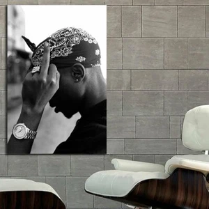EB047 Tupac 2Pac Rap Hip Hop Art Music Musician Poster and Canvas - Picture 1 of 6