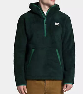 The North Face Men's Campshire Pullover Hoodie Jacket Sweatshirt In Green Sz L