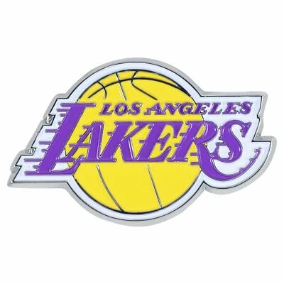 Fanmats 22222 Los Angeles Lakers 3D цвет металлическая эмблема высеченный логотип автоматическая эмблема - Изображение 1 из 4