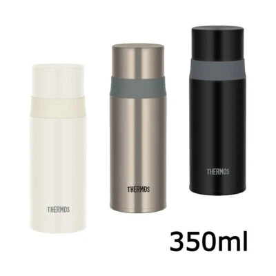 THERMOS Botella Sin Lluvia Taza Bebida Fría Caliente Un Empuje Té Café Agua 350 ml NUEVO Foto 1 de 4