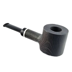 Mr. Brog Fajka Poker Handmade Tobacco Pear Wood Pipe no. 62 Hammer Sandblasted - Picture 1 of 5