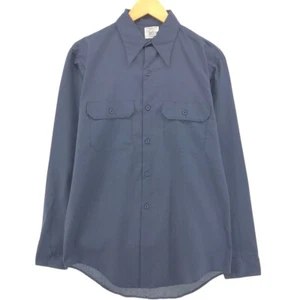 Vintage 1970'S JCPenney BIG MAC long-sleeved work shirt size M men's - Picture 1 of 4