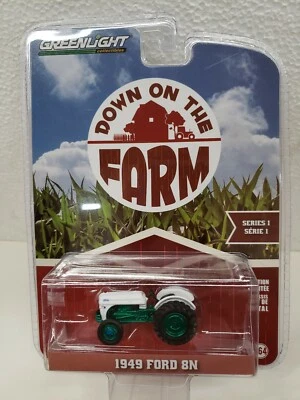 CHASE GREENMACHINE 1/64 Greenlight FORD 8N 1949 TRACTOR DOWN ON THE FARM SERIES2 - Image 1 of 4