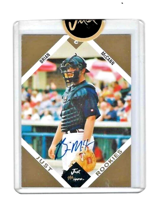 BRIAN McCANN  2003 *GOLD* Factory Sealed  - Certified AUTOGRAPH Rookie RC 49/100 - Image 1 of 1