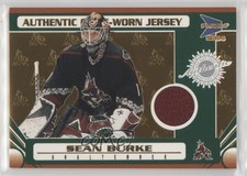 2003-04 Pacific Prism Game-Worn Jersey /1185 Sean Burke #137