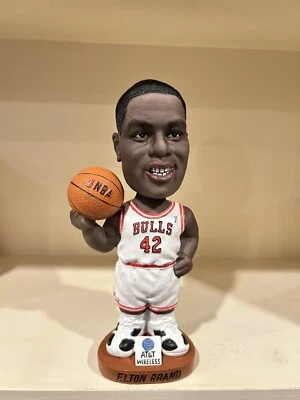 Vintage 2001 CHICAGO BULLS ELTON BRAND SGA BOBBLEHEAD  in Original Box - Image 1 of 4