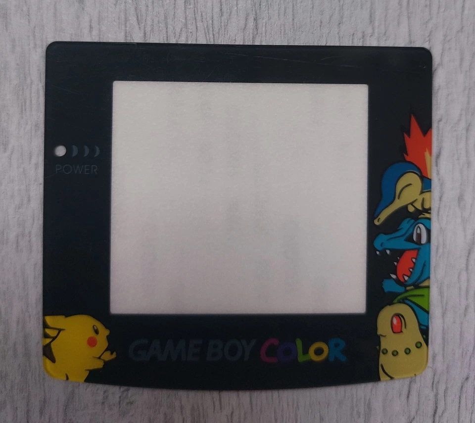 Replacement Pikachu, Chikorita Pokemon Screen Lens Game Boy Color - Gameboy GBC - Image 1 of 1