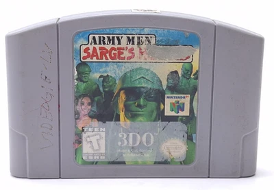 Army Men Sarges Heroes N64 (Nintendo 64, 2000) Протестировано, Только Игра - Изображение 1 из 4
