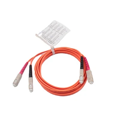 2M Fiber Optic Uplink Multi-Mode Duplex Patch Cable Cord ST 62.5/125 62DSC-M02 - Image 1 of 4