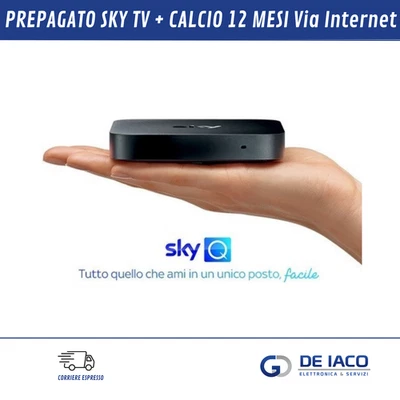 PREPAGATO SKY TV + CALCIO 12 MESI Via Internet - Immagine 1 di 2
