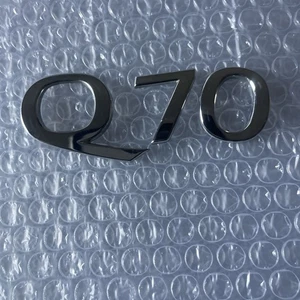 For Infiniti Q70 Rear Trunk Letter Badge Emblem Nameplate Sport Silver Chrome - Bild 1 von 3