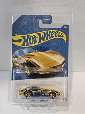 Hot Wheels 2025 58 Aniversario Set Chase Corvette Stingray Dorado Con Estuche Foto 1 de 3