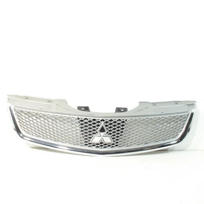 Parrilla delantera Mitsubishi Galant 2009-2012 con emblema cromado plateado OEM Foto 1 de 4