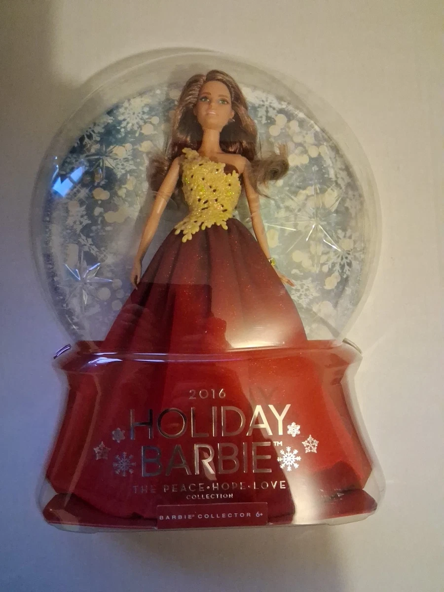 Mattel Holiday Barbie 2016 Year Manufactured Barbie Dolls & Doll