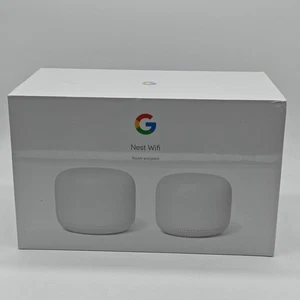 New Google Nest WiFi Router and Point Dual Band GA00822-US Mesh WiFi Router - Picture 1 of 6
