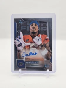Dallas Wilson 2025 Bowman Chrome U Autogramm #BCA-DWI, Florida - Bild 1 von 2