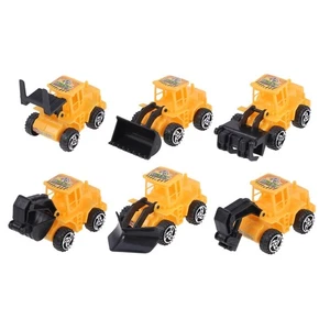 6 Stück Baufahrzeug Spielzeug Kind Mini Technik LKW Junge - Bild 1 von 11