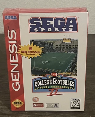 College Football's National Championship II (Sega Genesis, 1995) New - Image 1 of 4